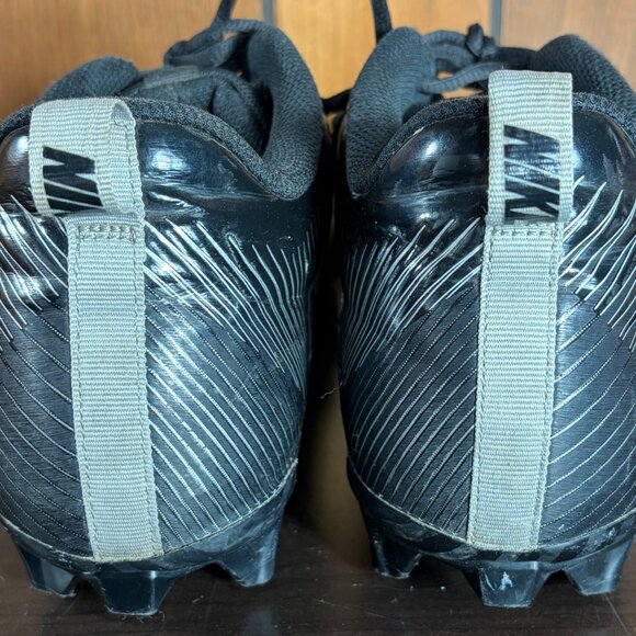 Nike Vapor Strike 5 TD Football Cleats Low Top Black/Silver Men's Sz 13 - Picture 8 of 11